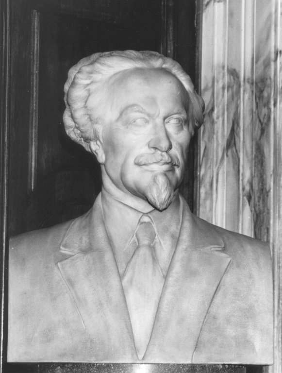 ritratto di Quintino Sella (busto) by Canonica Pietro (secc. XIX/ XX)